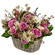 floral arrangement in a basket. Paraguay